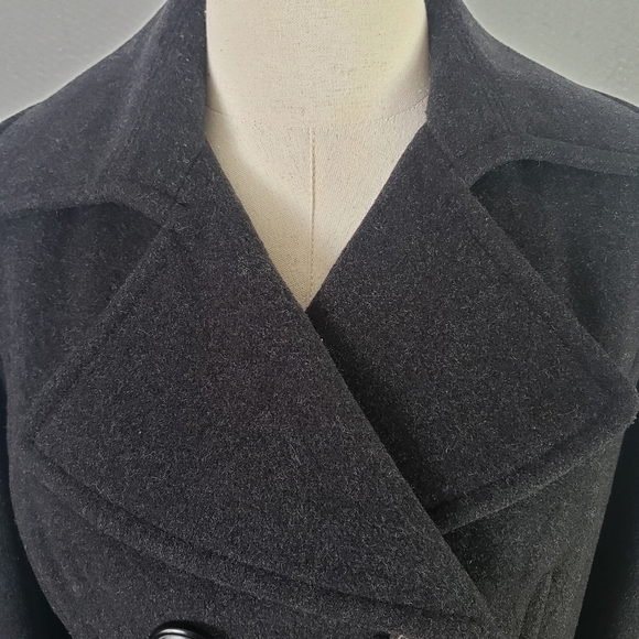 London Fog Womans Wool Pea Coat Size Sm - Picture 9 of 11